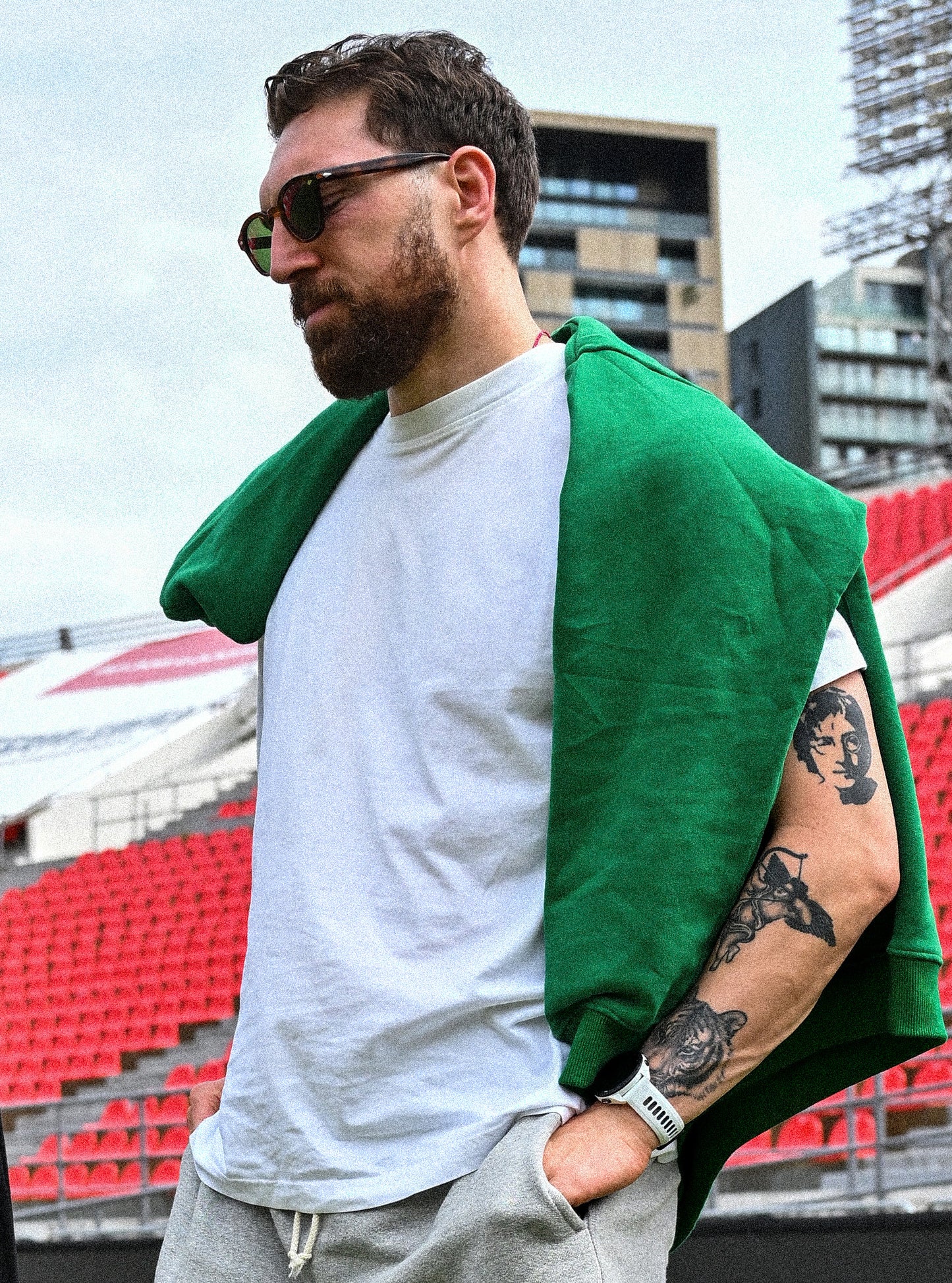 GREEN BOX LOGO HOODIE