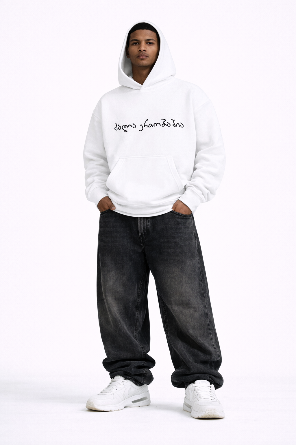 "POWER IN UNITY" SCRIPT HOODIE