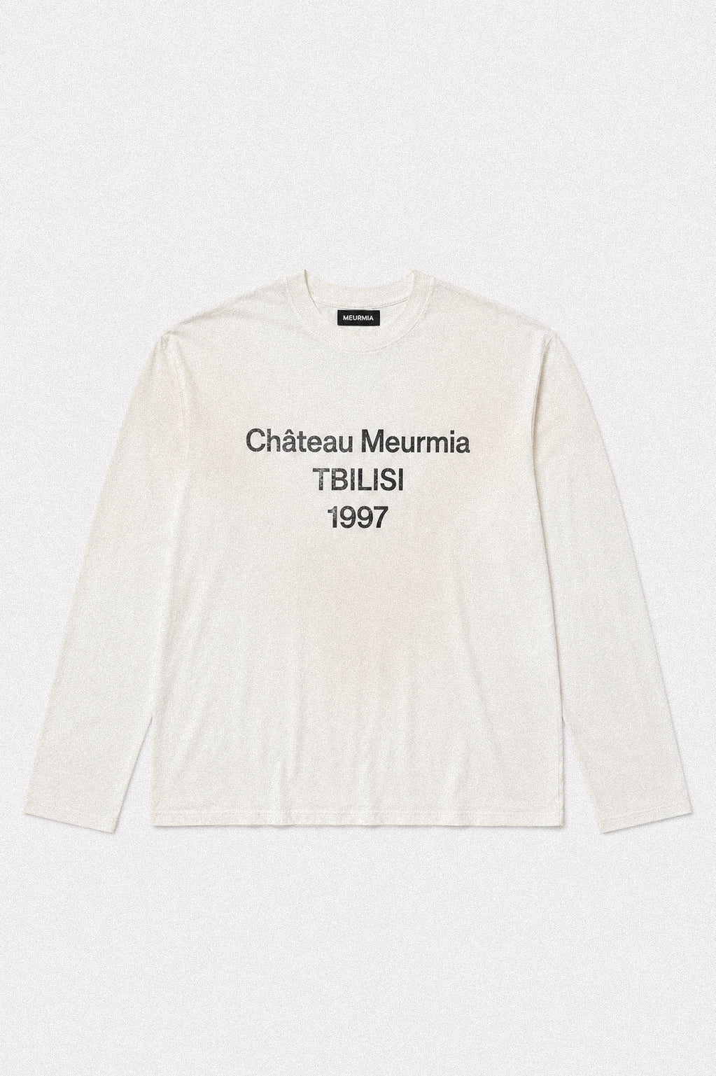 white "chateau 1997" tshirt longsleeve