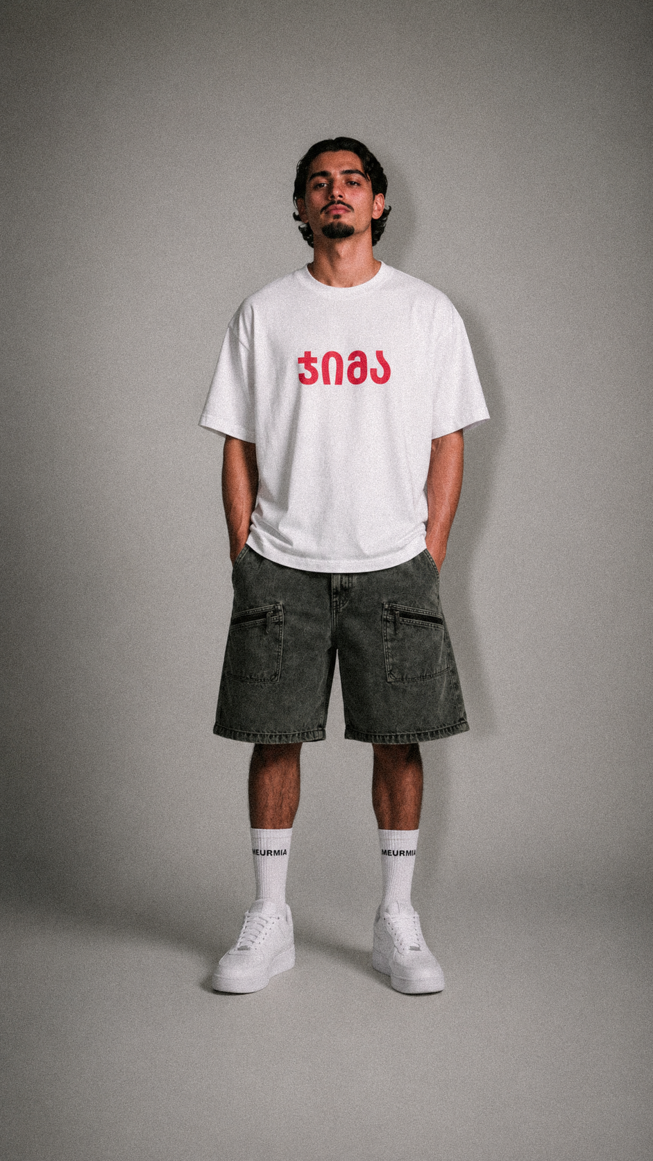 WHITE LOGO SOCKS