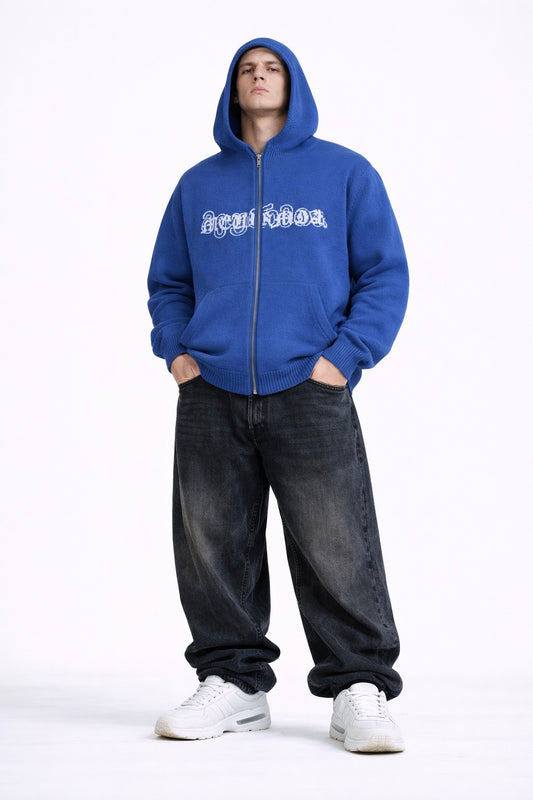 "SCRIPT" KNIT JACKET