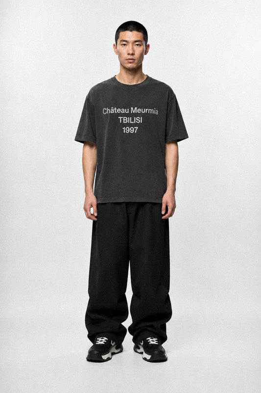 black "chateau 1997" tshirt