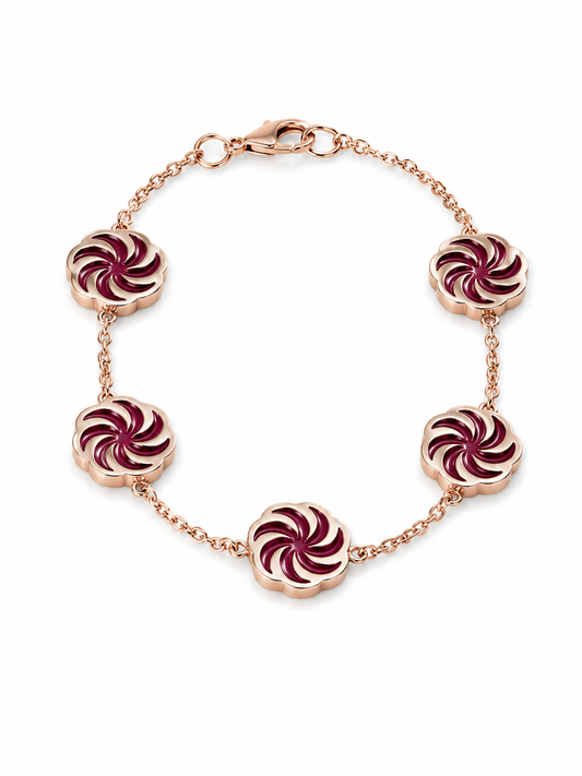 "BORJGHALI" bracelet multi (rosegold)