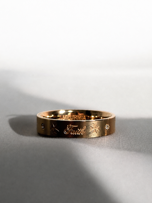 "Faith" ring (rosegold)