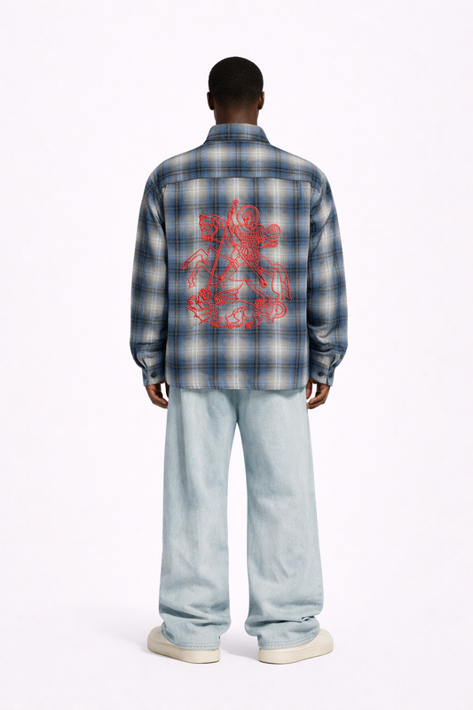 "SAINT GEORGE" Flannel Jacket