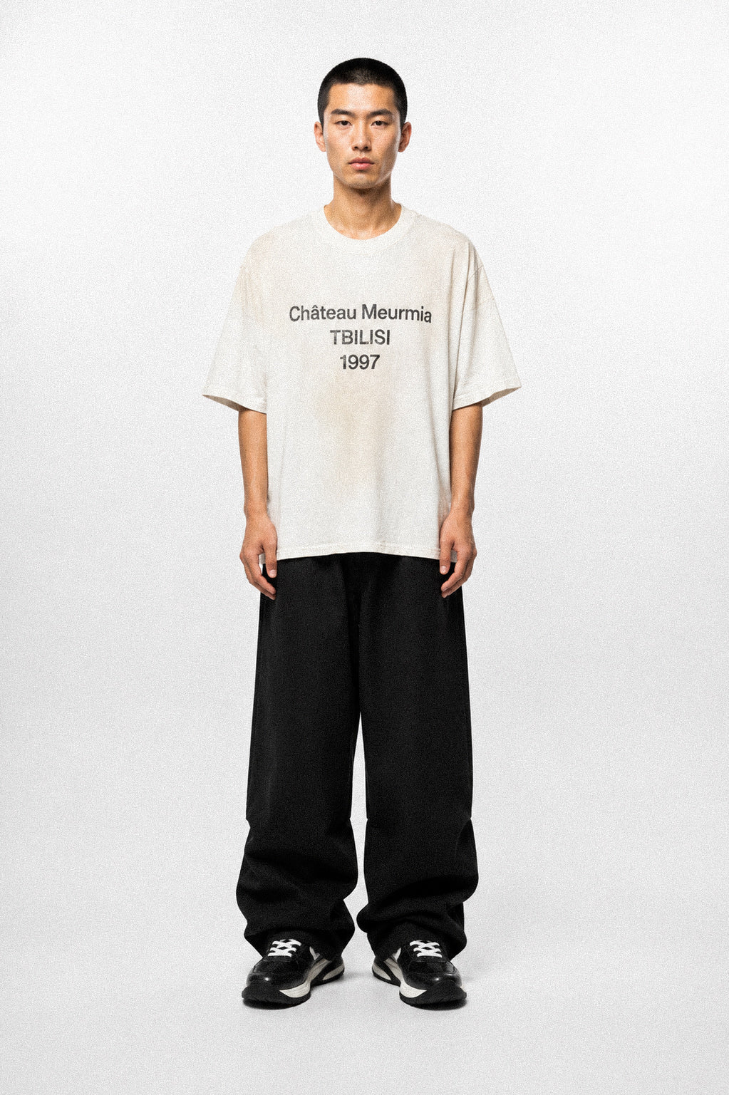 white "chateau 1997" tshirt