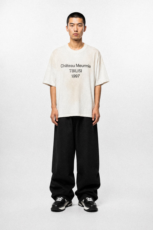 white "chateau 1997" tshirt