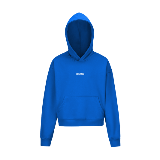 BLUE LOGO HOODIE