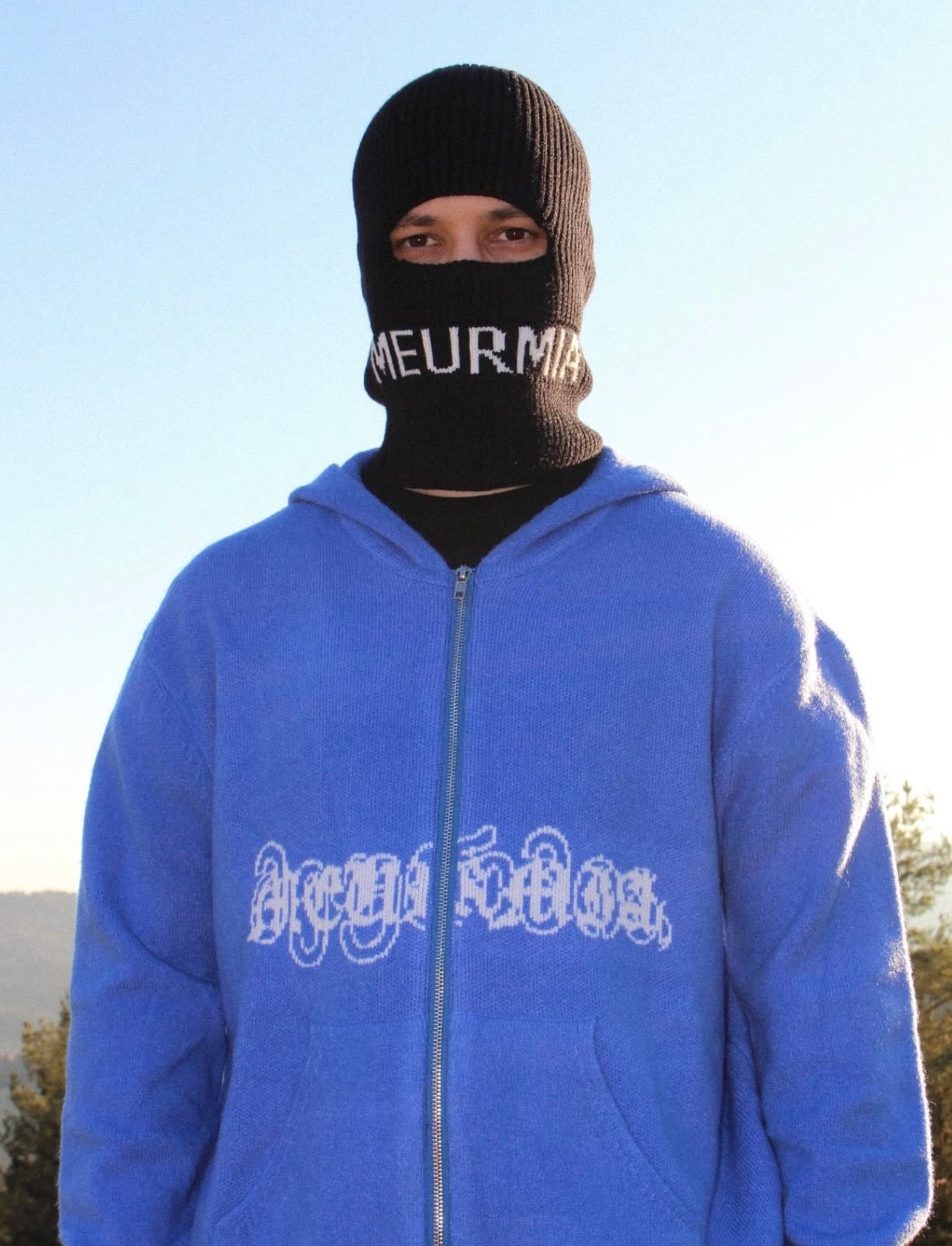 "SCRIPT" KNIT JACKET