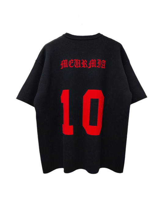 "FOOTBALL" knit jersey