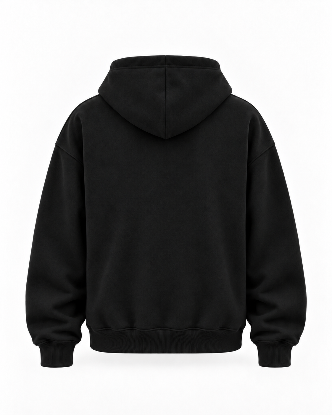 black "republic" hoodie
