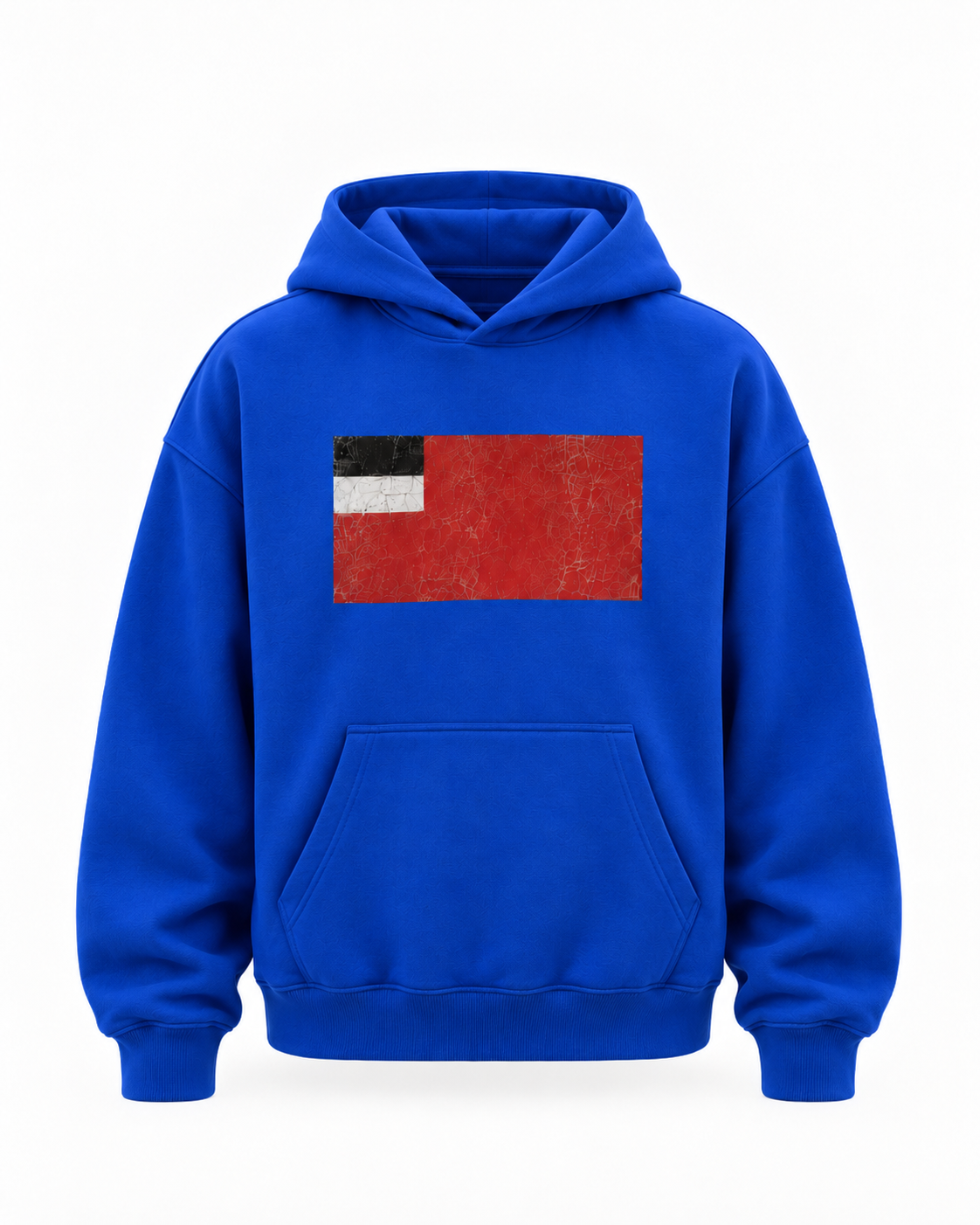 blue "republic" hoodie