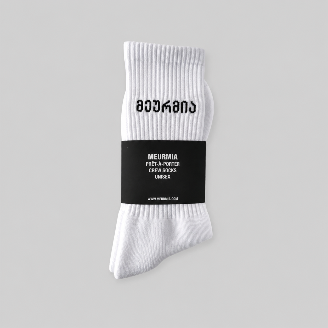 WHITE "მეურმია"LOGO SOCKS