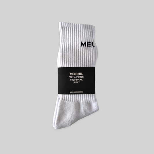 WHITE LOGO SOCKS